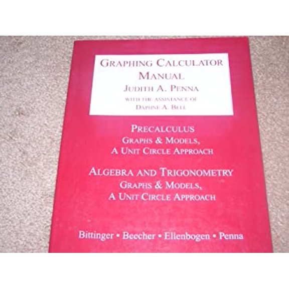 Pre-Owned Algebra Trig Graphs Models Unit 9780201709421