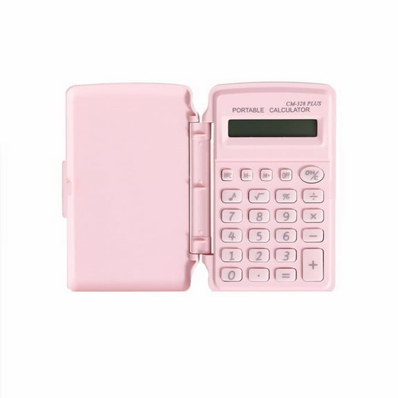 Graphing Calculator, Tyeign Mini Calculator Cover 8 Digits Big Buttons Large Lcd Display Operated Portable Student Finance Desktop Calculator Scientific Calculators Calculator College Calculator Pink