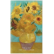 Graphique 2 Year Pocket Planner - 29 Month Organizer, Aug. 2025 – Dec. 2027 - Monthly Calendar & Notes Spreads - Marked Holidays - van Gogh - 3.75” x 6"