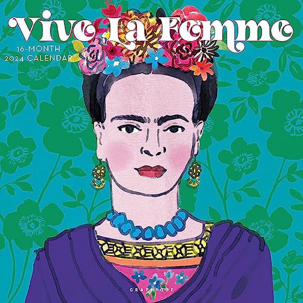 Graphique 2025 Vive La Femme Wall Calendar 12” x 12” Thick Paper