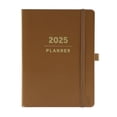 thumbnail image 1 of Graphique 2025 Apollo Business Planner - 18 Month Organizer, July 2024 - Dec. 2025 - Weekly & Monthly Spreads - To-Do List & Note Pages - Pen Loop - Vegan Leather - Classic Brown - 6” x 8”, 1 of 6