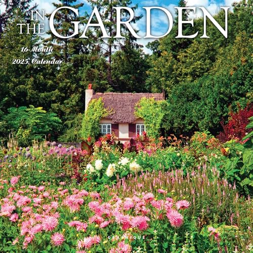 Graphique 2025 In the Garden Mini Wall Calendar 7â€ x 7â€ Thick