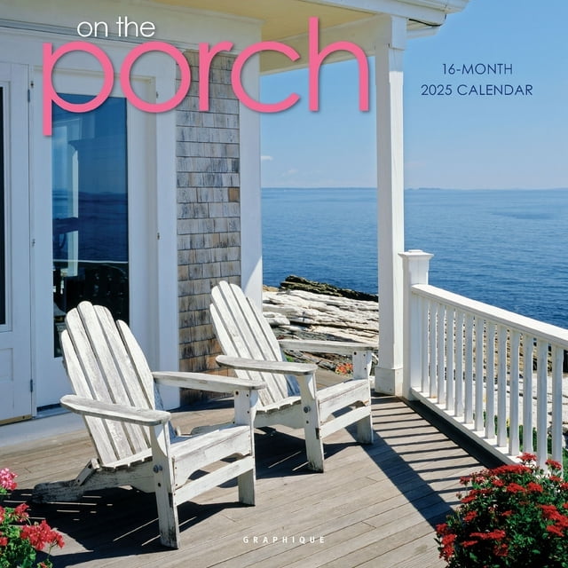 Graphique 2025 On the Porch Wall Calendar 12” x 12” Thick Paper