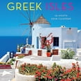 thumbnail image 1 of Graphique 2026 Greek Isles Wall Calendar - 12” x 12” - Thick Paper - Home & Office Organizer - Large Monthly Grid - 3 Languages & Marked Holidays - 4 Month Preview Page for 2027, 1 of 5