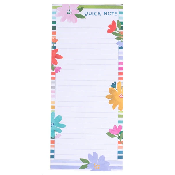 Graphique Flower Power Magnetic Notepad W