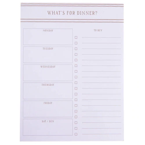 Graphique Gold Stripes Large Magnetic Notepad W