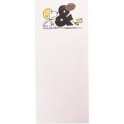 Graphique Peanuts Football Magnetic Notepad by Graphique, 100 Tear-Away Sheets for Grocery, Shopping & To-Do Lists, Writing Pad for Fridge, Kitchen, Office