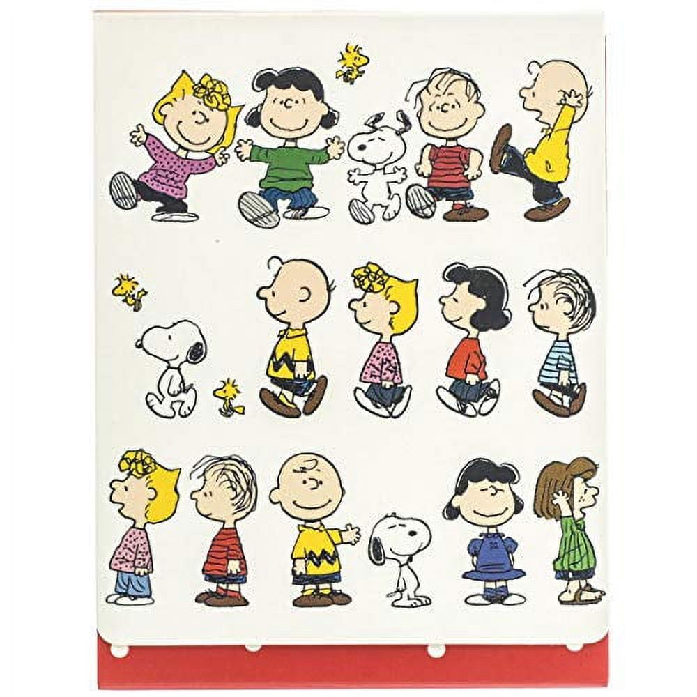 Graphique Peanuts Gang Pocket Notes Pocket Notebook with Snoopy on Typewriter Card Design and Matching Dancing Gang Magnetic Lid Case, 75 Full Color Pages, 3" x 4"