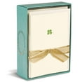 thumbnail image 1 of Graphique de France Four Leaf Clover Box of 10 Blank Note Cards, 1 of 2