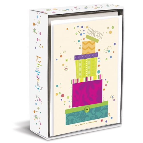 Graphique de France Rhapsody Gifts Box of 10 Thank You Note Cards