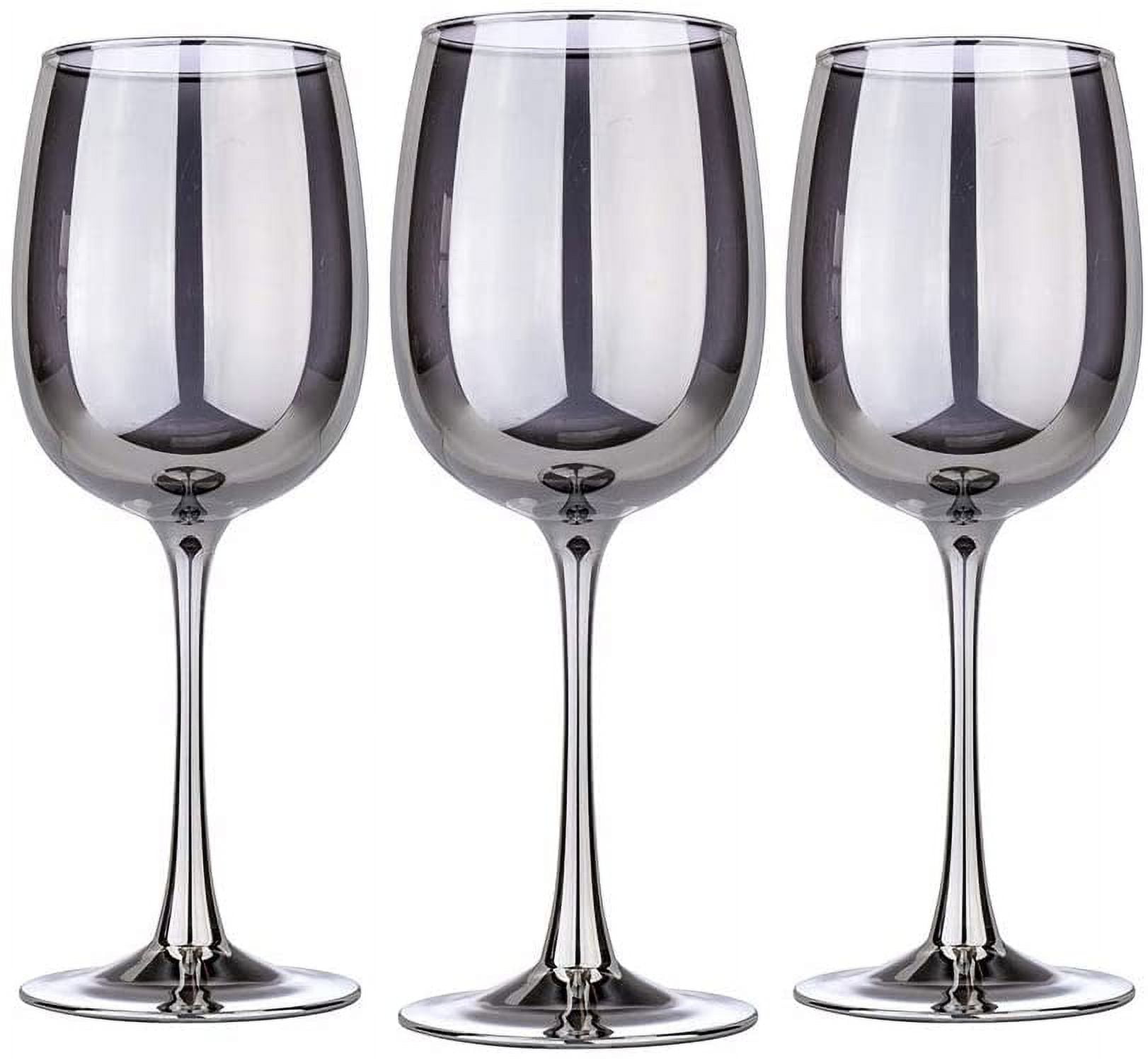 Cascata 14 Ounce Red Wine Glasses, Set of 6 Tempered Wine Glasses - Chip-Resistant, Fine-Blown Wine Glass Set, Dishwasher-Safe Stemware, for Red or
