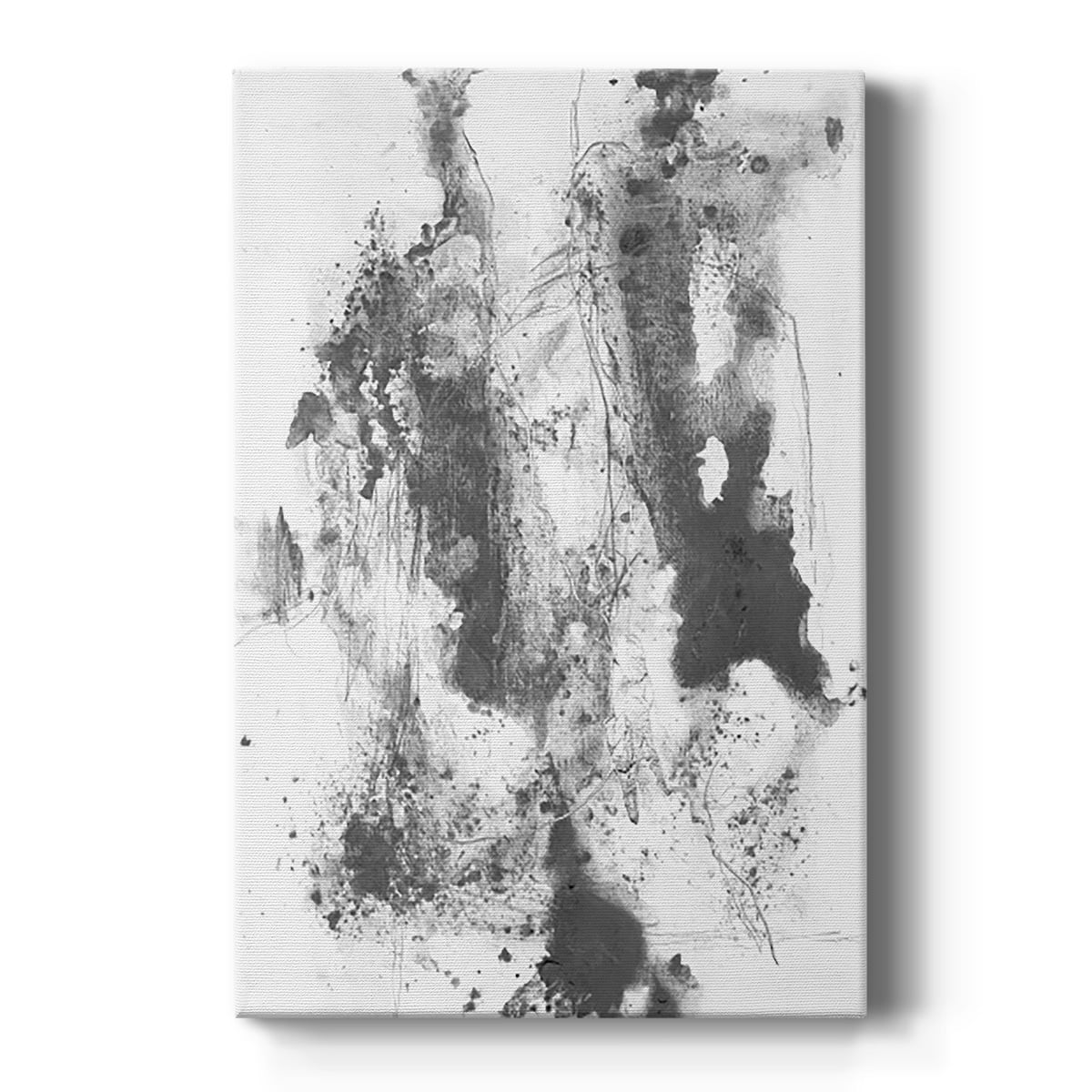 Graphite Abstract III Premium Gallery Wrapped Canvas - Ready to Hang