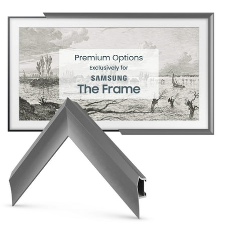 Frame My TV.com - Deco Alloy Prismatic Bezel for Samsung The Frame TV - 75" - Graphite