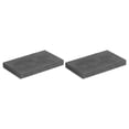 thumbnail image 1 of Graphite Block Ingot Rectangle Graphite Electrode Plate 76.5x47.5x8mm for Melting Casting, Electrolysis, Pack of 2, 1 of 5
