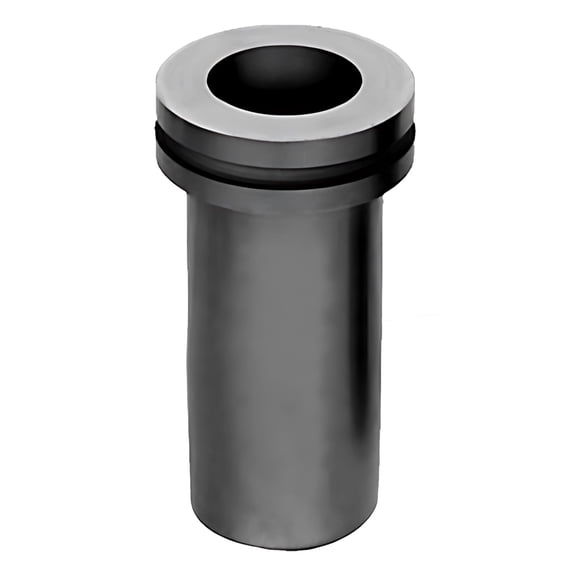 Graphite Crucible, Double-Ring Design for 1kg Metal Casting, High Purity Mold for Refining Gold, Silver, Copper, Aluminum Jewelry