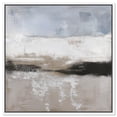 thumbnail image 1 of Graphite Depth I Canvas Neutral Abstracts by Art Remedy, White Frame, 40" x 40", 1 of 7