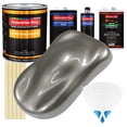 thumbnail image 1 of Graphite Gray Metallic Gallon URETHANE BASECOAT CLEARCOAT Car Auto Paint Kit, 1 of 6