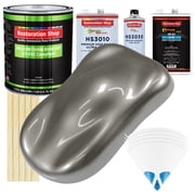 Graphite Gray Metallic Low VOC SLOW PREM Gallon Kit URETHANE BASECOAT Clearcoat