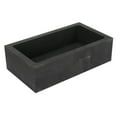 Graphite Ingot Mold 20.9lb Alchemy Capacity Graphite Casting Melting Ingot Mold for Gold Silver