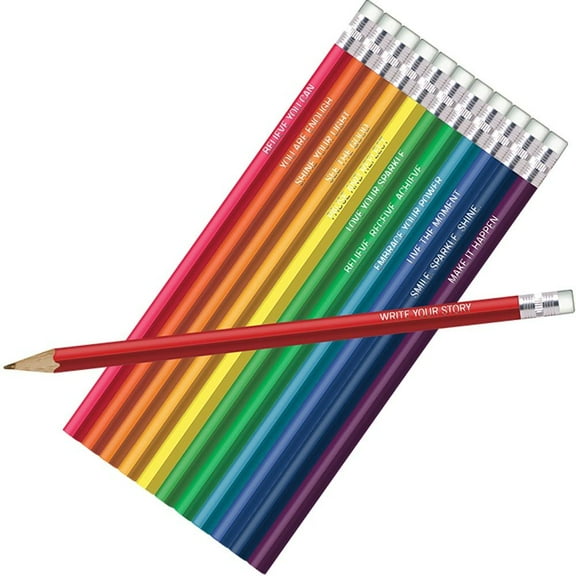 Graphite Pencil Company, Rainbow Pencils (12 Pack)