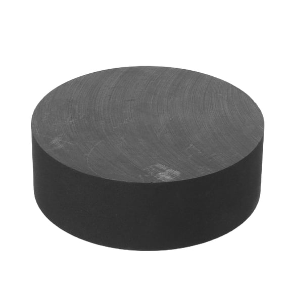Graphite Round Block Disk Electrode 6x2cm High Purity Conductive Pad Circular Graphite Plate For Scientific Experiments Electrochemistry Projects