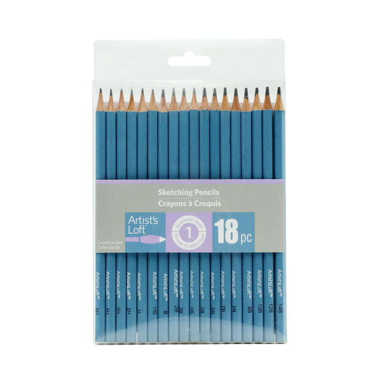  Hello, Artist! Sketching Pencils Set 40 Pieces, Multi