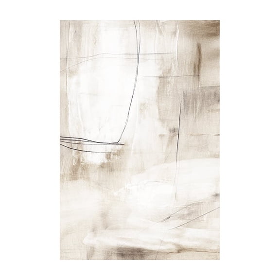 Graphite Touch Abstract No1 Print Wall Art, Modern Wall Decor For Living Room Bedroom, 12x18 UNFRAMED