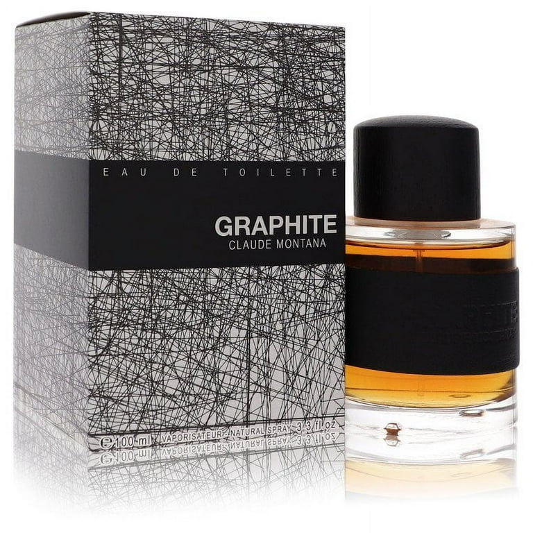Graphite by Montana Eau De Toilette Spray 3.4 oz for Men Pack of 3
