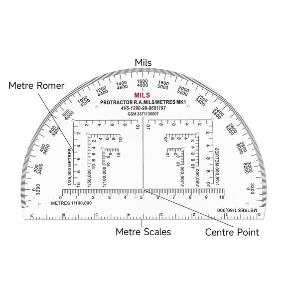Graphometric Square Protractor For Geometry Training, Acrylic Measuring Tool With Built-in Scale For Accurate Angle Measurement, Space-Saving Design For Schools And Training Centers