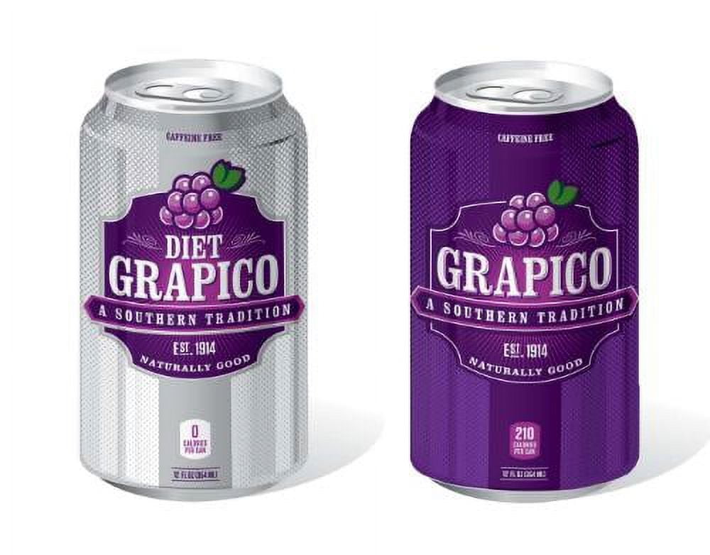 Grapico Caffeine-Free Grape Soda Pop, 2 Liter Bottle - Walmart.com