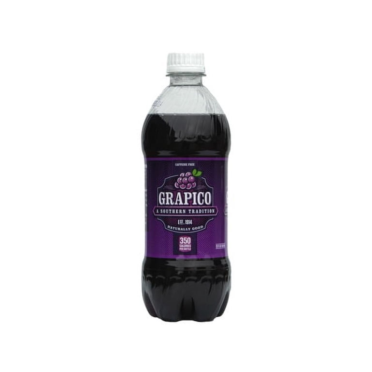 Grapico Caffeine-Free Grape Soda Pop, 20 fl oz Bottle - Walmart.com
