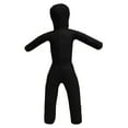 thumbnail image 1 of Grappling Dummy Practice Tool Kickboxing PU Leather Unfilled Adjustable 110cm Tall for Home Gym Training, 1 of 9