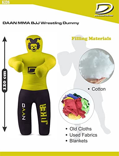 Grappling Dummy for Kids BJJ Wrestling Dummy Punching Bag MMA Brazilian ...