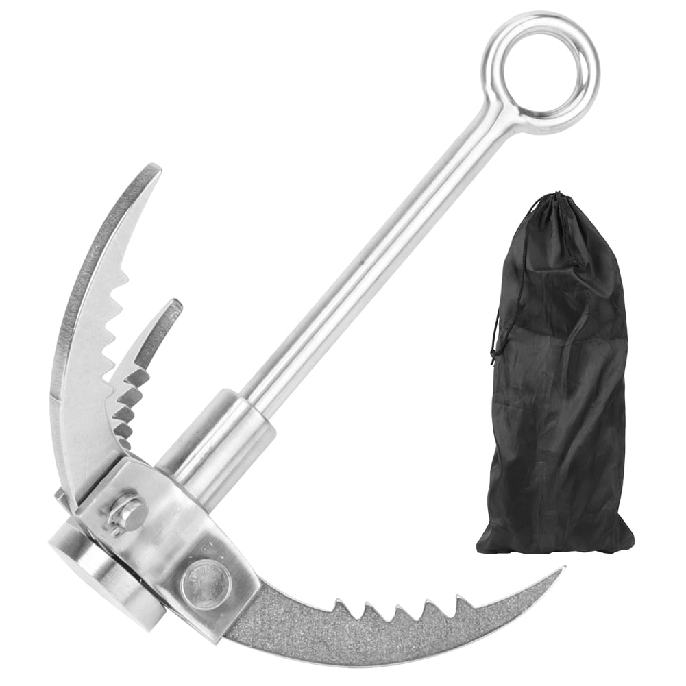 Grappling Hook, Stainless Steel Climbing Claw, 3 Claws Hiking For Outdoor Camping