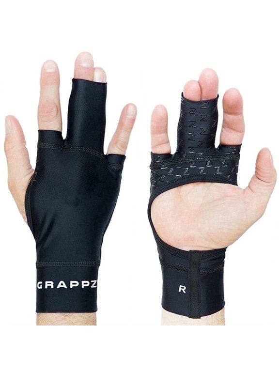 Middle Finger Compression Gloves - Finger Splint & Brace - Finger Protection & Recovery for All-Sports - Includes L&R Glove, XX-Large, Black