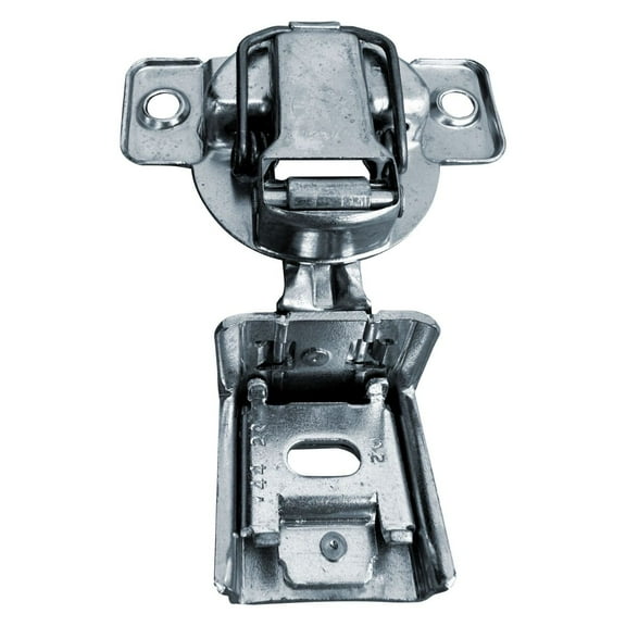 Grass 04498-15 TEC 864 Hinge, Wrap Mount 108 Degree, 1-3/8" Overlay, Screw-on Self Close, Compact Style Face Frame Hinge, Nickel Plated
