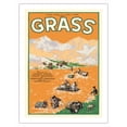 thumbnail image 1 of Grass - A Nation’s Battle For Life - Documentary Film of Bakhtiari Tribe in Persia - Vintage Film Movie Poster c. 1925 - Fine Art Matte Paper Print (Unframed) 24x32in, 1 of 4