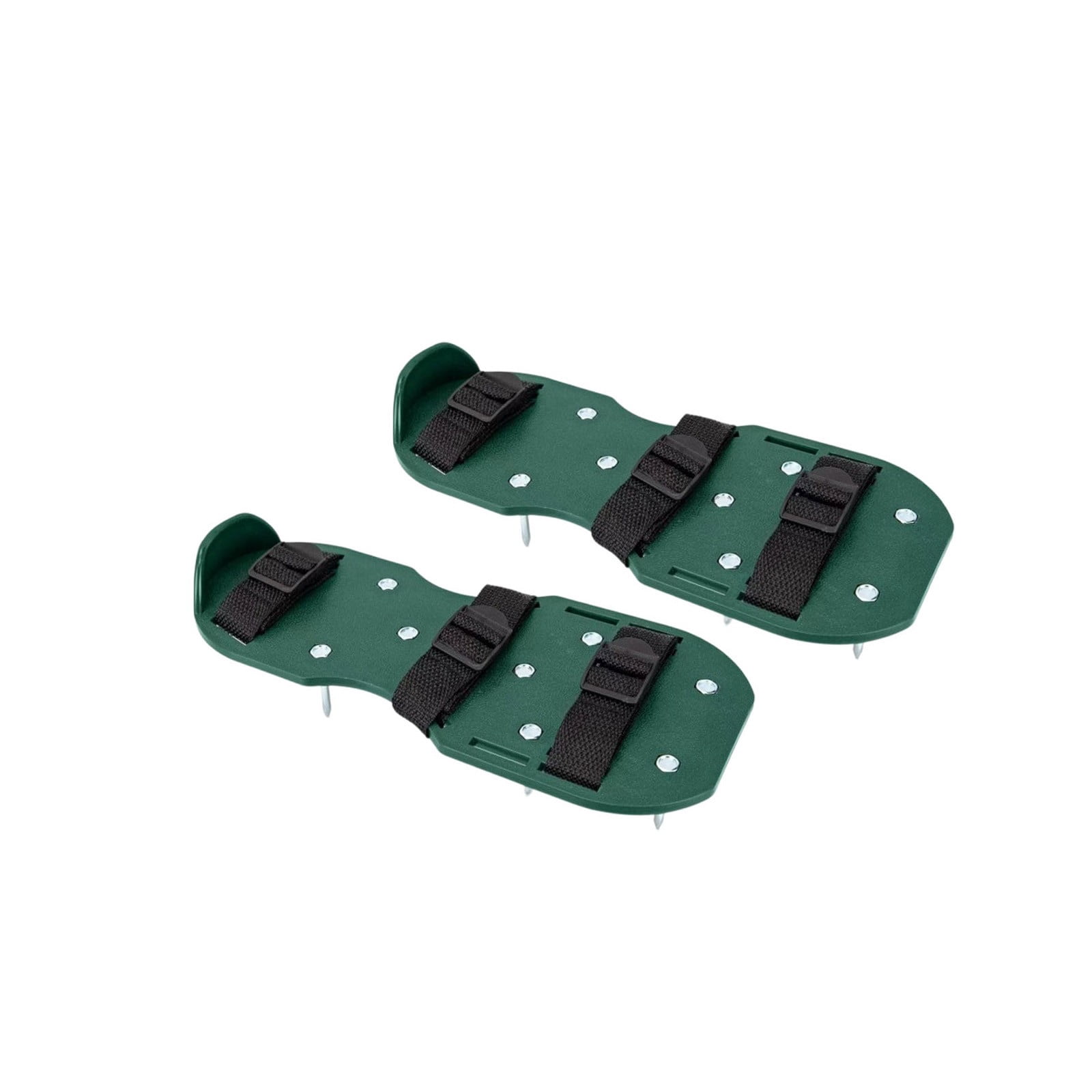 Grass Aerator Sandals with 4.8cm Long Spikes Adjustable Straps Garden Aerating Shoes for Yard Lawn Care