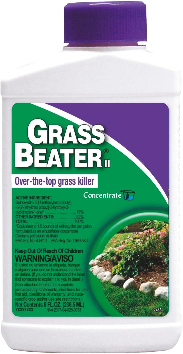 Grass Beater, 8 oz Concentrated Grass Killer, Systemic Herbicide