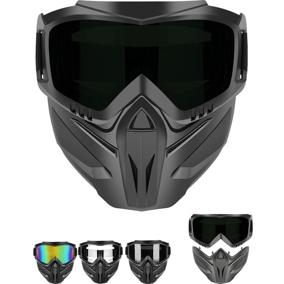 Grass Cutting Mask, Anti-Fog Windproof Goggles for Welding Riding & Outdoor Work