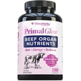 thumbnail image 1 of Grass-Fed Beef Organ Supplement for Women – New Zealand Sourced Bovine | Liver, Heart, Kidney & Bone Marrow | Supports Energy & Wellness | 30 Servings, 1 of 5