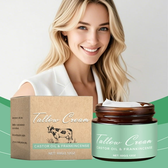 Grass Fed Beef Tallow With Frankincense Oil & Oil Organic Beef Tallow Moisturizer For Skin Tallow And Manuka For Face Body