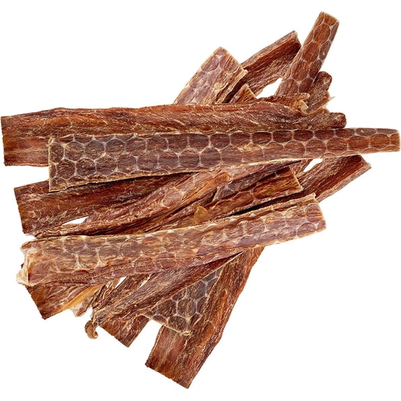 Grass Fed Esophagus Dog Treats 1 Pound (12 Inches) - Hormone & Antibiotic Free All Natural Dog Treats - Dog Chews Rich in Glucosamine & Chondroitin for Joint Health