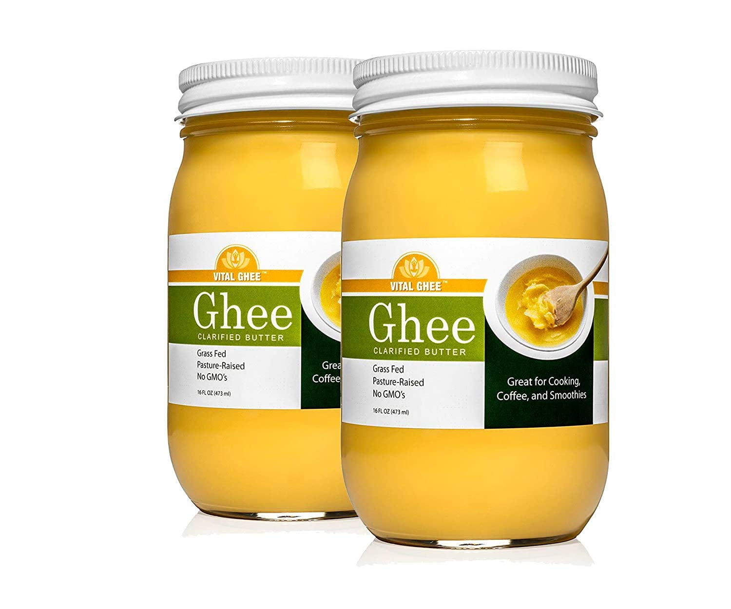 Grass Fed Organic Ghee Clarified Butter From Grass-fed Cows Paleo ...