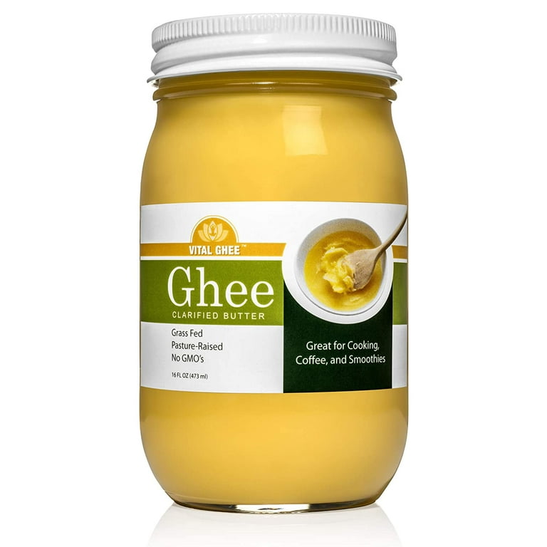 Grass Fed Organic Ghee Clarified Butter From Grassfed Cows Paleo