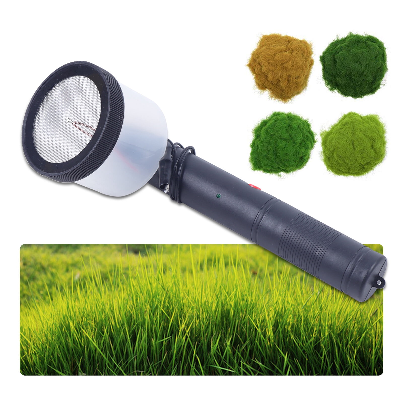 Model Flocking Grass Flocking Applicator with 2 Sieves, Mini Electrostatic Flocking ...