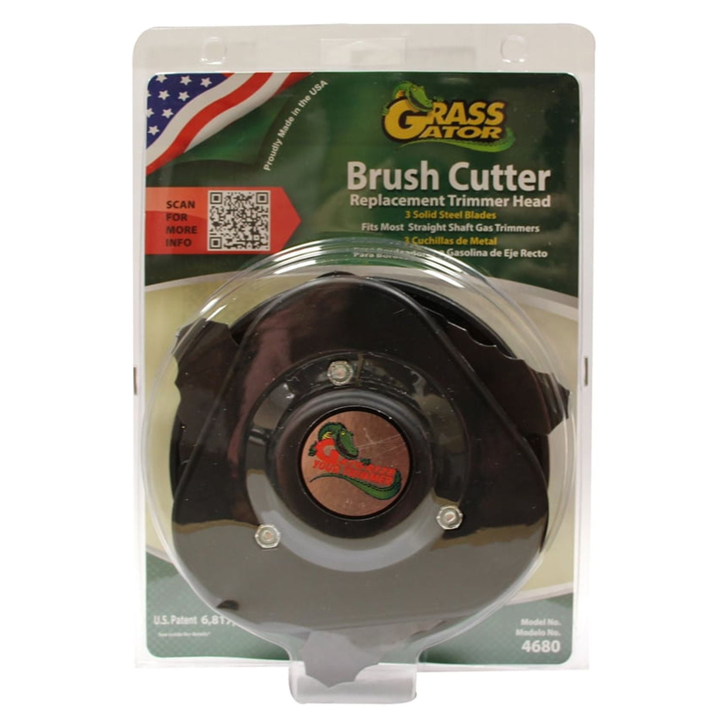 Grass Gator 4680 6 Brush Cutter Head With Metal Blades