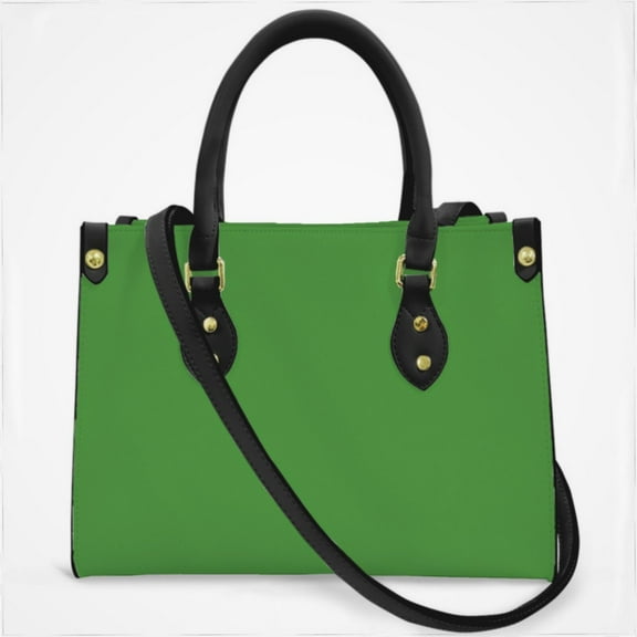 Grass Green Cross Body Bags For Women Small Leather Female Handbags Fashion Top-Handle Totes