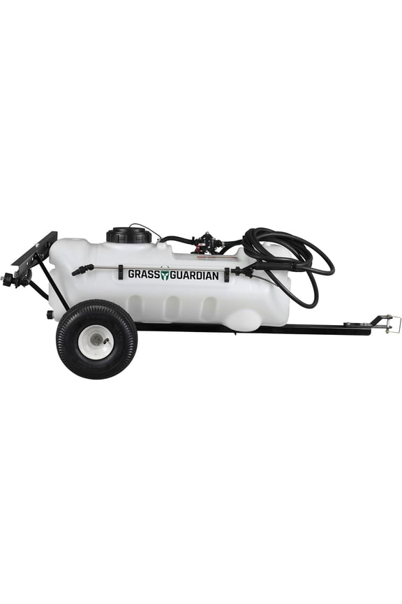 15 Gallon Trailer Broadcast Sprayer - 1.1GPM, 7' Swath