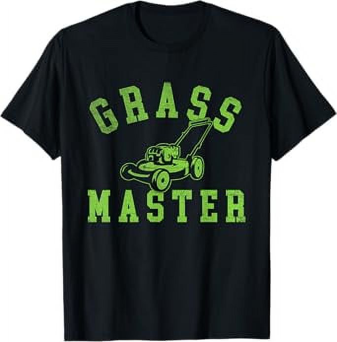 Grass Master Landscaping Lawn Mower Landscaping Gardener TShirt